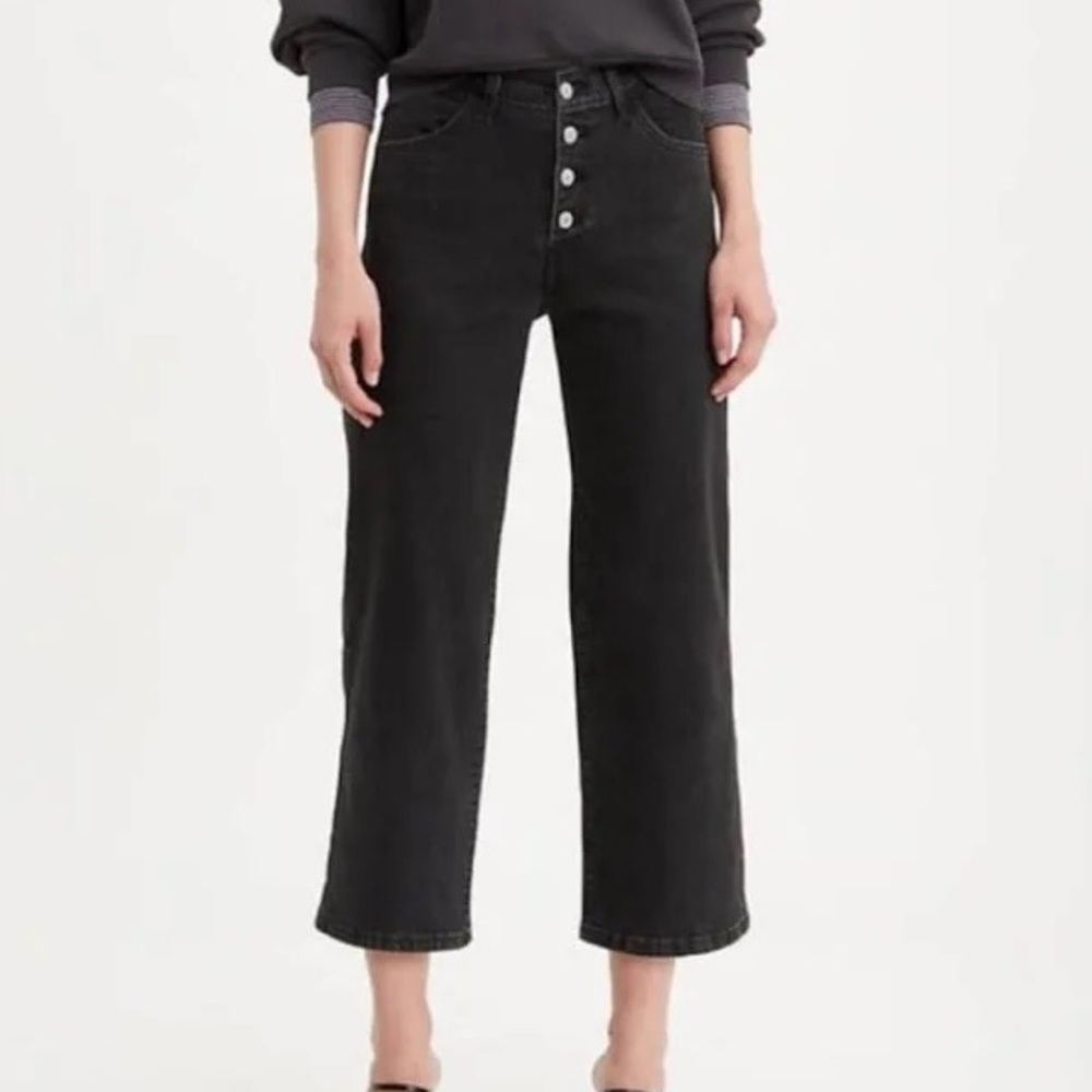 Levi's Black Flare & Wide Leg Jeans